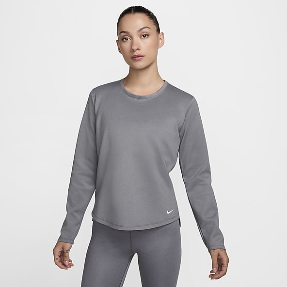 Camisetas nike mujer gris cheap